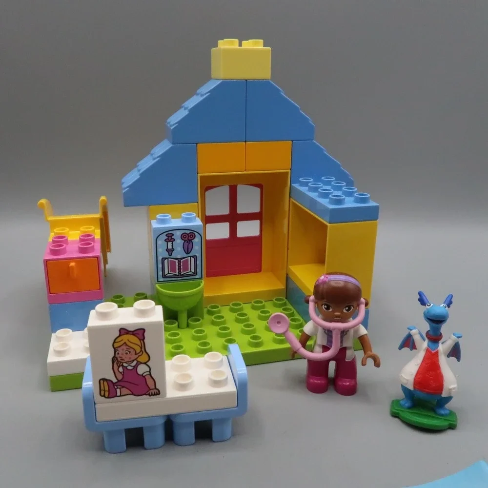 Lego Duplo Doc Mcstuffins Doctor Nurse Vet Set & Dragon Stuffy Figure Disney